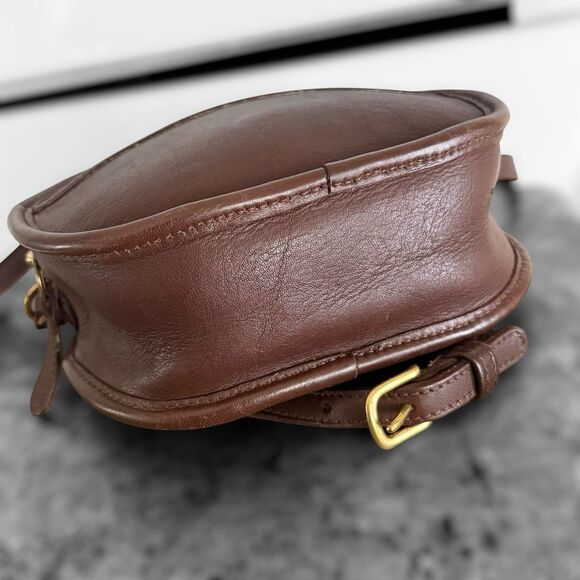 Vintage Coach 9982 Mahogany Canteen Round Crossbody Shoulder Bag - Picture 6 of 16